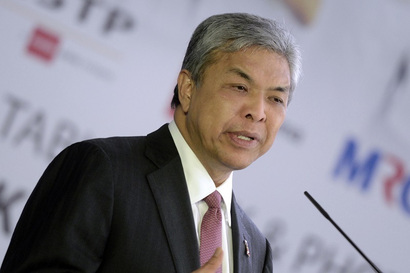 After much backlash, Deputy Prime Minister Datuk Seri Ahmad Zahid Hamidi says the recruitment of foreign workers has been put on hold. – The Malaysian Insider pic by Najjua Zulkefli, February 19, 2016.