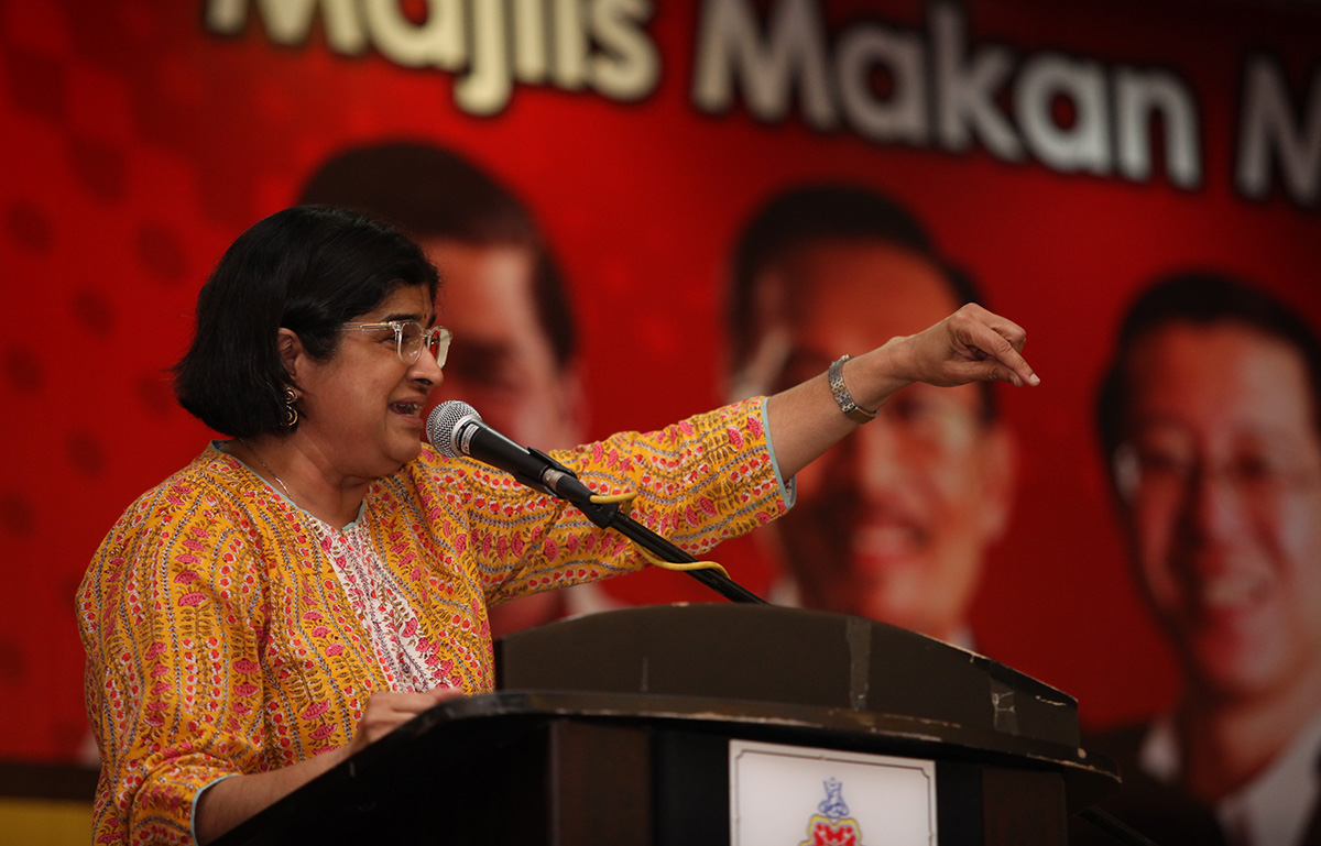 Former Bersih co-chair Datuk Ambiga Sreenevasan says she judges the Election Commission based on its history, adding that it has never been partial towards opposition parties when it came to redelineation of electoral boundaries. – The Malaysian Insider file pic, November 6, 2014.