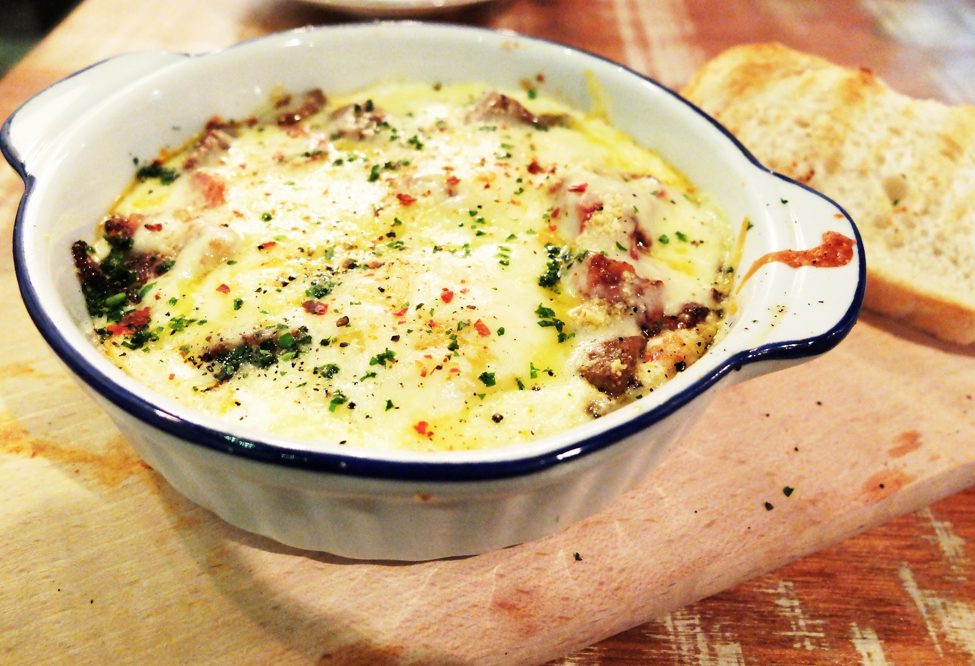 Eggs en Cocotte served with toast. – The Malaysian Insider pic, March 15, 2014.