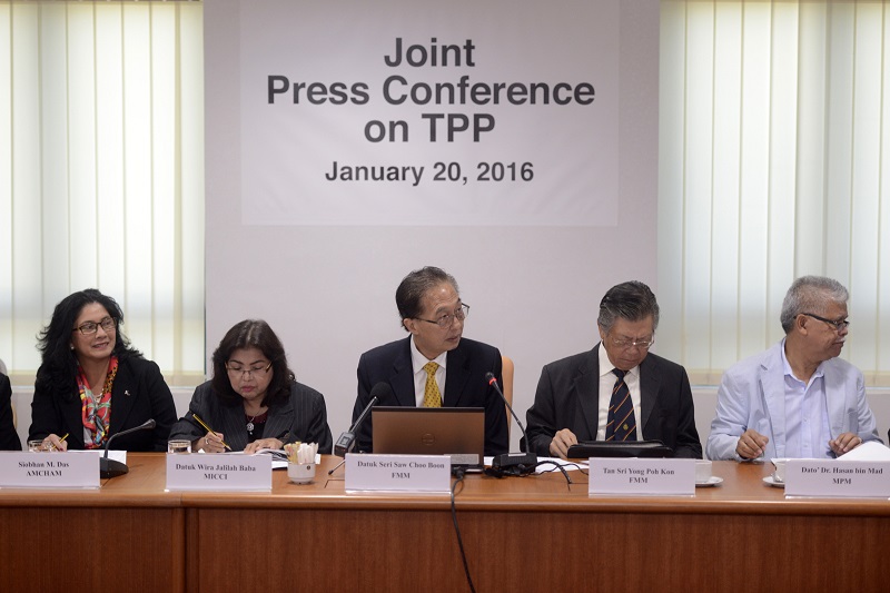 Business leaders say SMEs in Malaysia will benefit from TPPA although changes to labour and environmental standards have to be made. – The Malaysian Insider pic by Najjua Zulkefli, January 20, 2016.