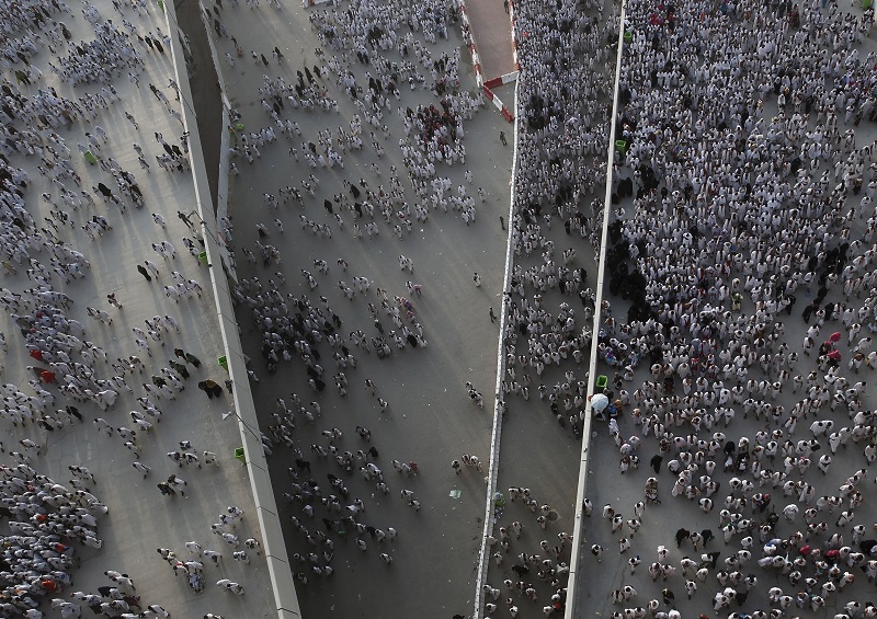 Thousands of Muslim pilgrims head to Mecca to perform the haj every year. The 1Malaysia Development Berhad Foundation has picked 150 imam and Village Development and Security Committee (JKKK) chairmen from Sarawak to take part in its haj programme this year. – Reuters file pic, February 28, 2016. 