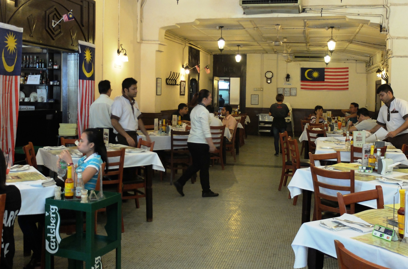 The interior of the café brings back fond memories for customers who have dined there over the years.