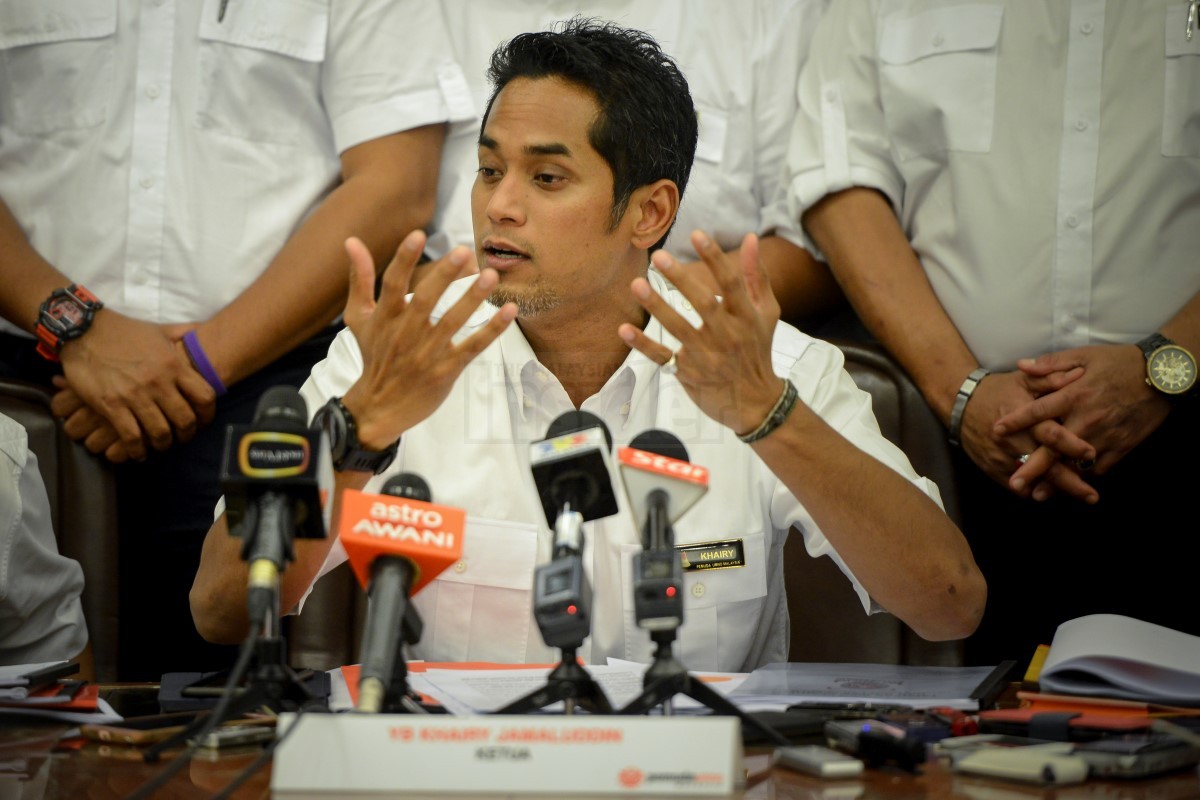 Youth and Sports Minister Khairy Jamaluddin believes Prime Minister Datuk Seri Najib Razak did not commit any crime by accepting the RM2.6 billion in political donations. – The Malaysian Insider pic, August 4, 2015. 