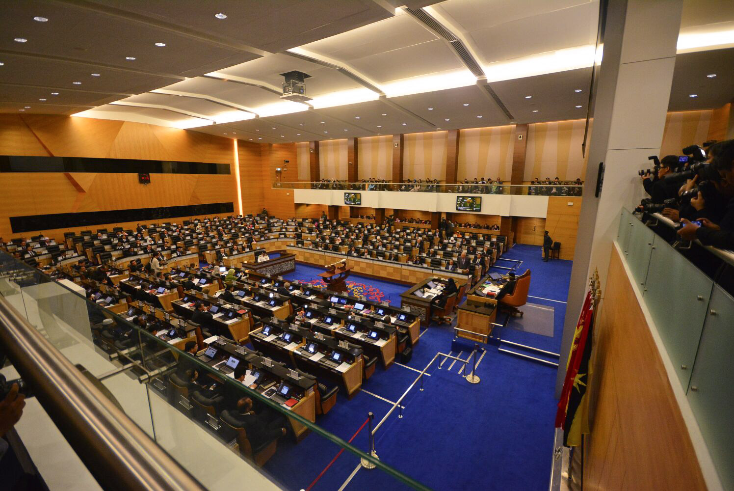 A view of the 222-seat Dewan Rakyat, the lower house of the Malaysian Parliament. Electoral reforms coalition Bersih 2.0 says there is no need for additional seats as being proposed by the Election Commission. – The Malaysian Insider pic, December 1, 2014.