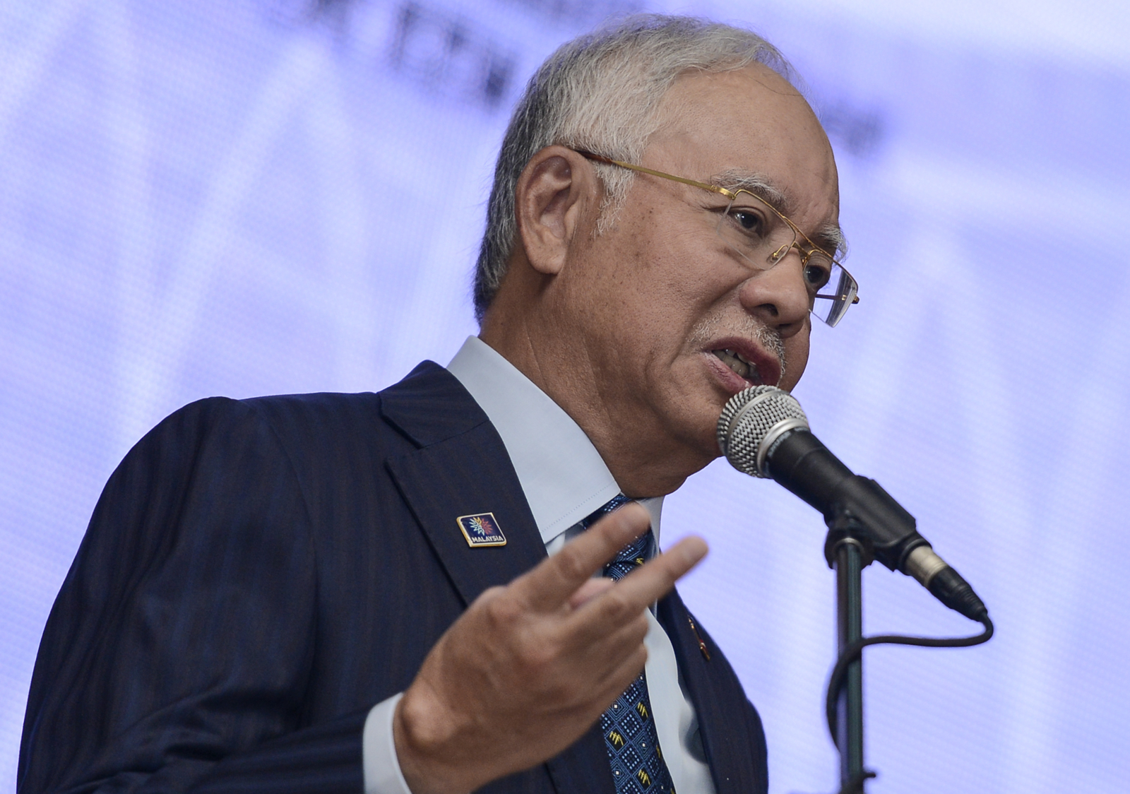 Perdana Menteri Datuk Seri Najib Abdul Razak percaya penyelesaian kepada semua masalah dihadapi terutama berkaitan keganasan dan fahaman ekstremis boleh didapati dalam Islam sendiri kerana ia adalah agama yang mengajar kesederhanaan. – Gambar fail The Malaysian Insider, 6 Mac, 2016.