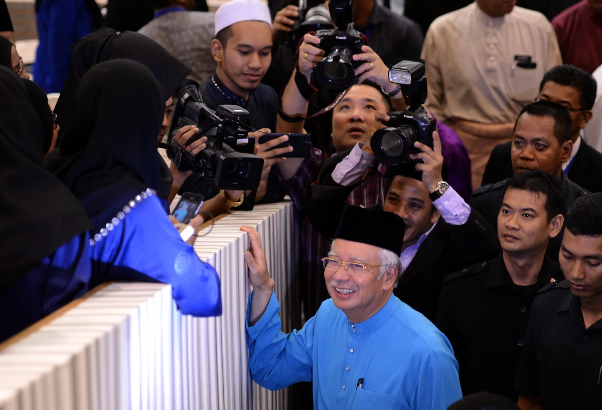 Prime Minister Datuk Seri Najib Razak says human rights must be defined according to Islam, not universal concepts. – The Malaysian Insider pic by Nazir Sufari, August 18, 2015.