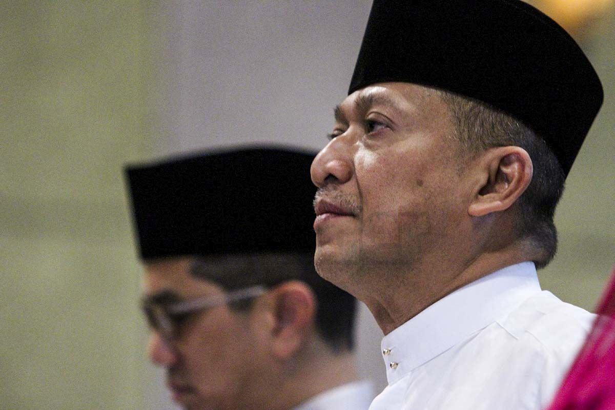 Datuk Seri Mohamed Nazri Abdul Aziz has revealed that the donation to Prime Minister Datuk Seri Najib Razak came from a ‘brotherly’ nation in the Middle East. – The Malaysian Insider pic by Seth Akmal, August 11, 2015. 