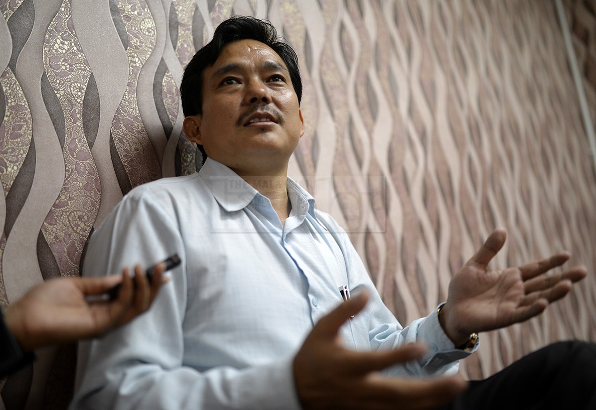 Nepalese businessman Indra Limbu says a group of seven to 10 of his countrymen working in Malaysia will return to Kathmandu to bring aid and assess the situation. – The Malaysian Insider pic by Nazir Sufari, April 29, 2015.