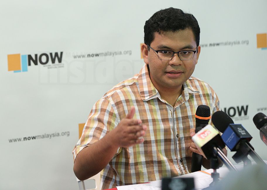 National Oversight and Whistleblower (NOW) director Akmal Nasir says a minister, the minister's wife and others in the entourage travelled to the US and also went shopping there, spending funds from an Islamic charity foundation. – The Malaysian Insider pic, November 13, 2015.