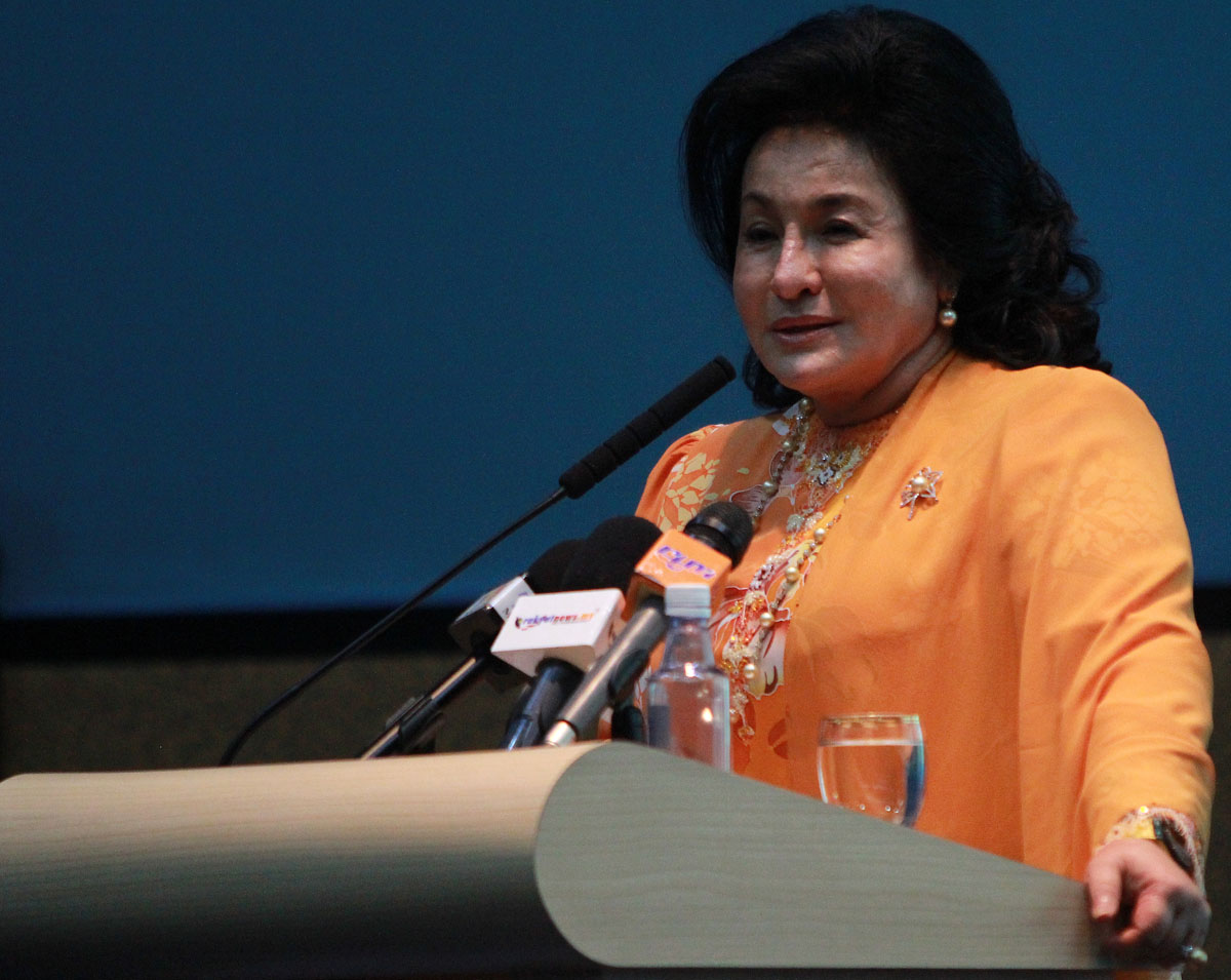 Penaung Permata, Datin Seri Rosmah Mansor. Organisasi itu menerima peruntukan sebanyak RM711 juta dalam Bajet 2015. – Gambar fail The Malaysian Insider, 6 Disember, 2014.