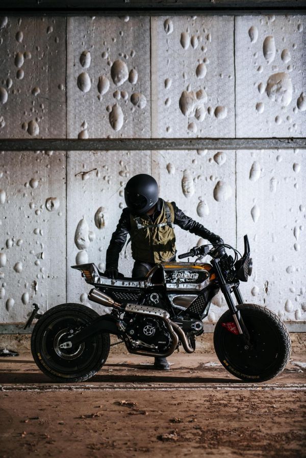 The SC-Rumble by Vibrazioni Art Design Ducati Scrambler. The bike is a one-off commission. – AFP pic, May 24, 2015.