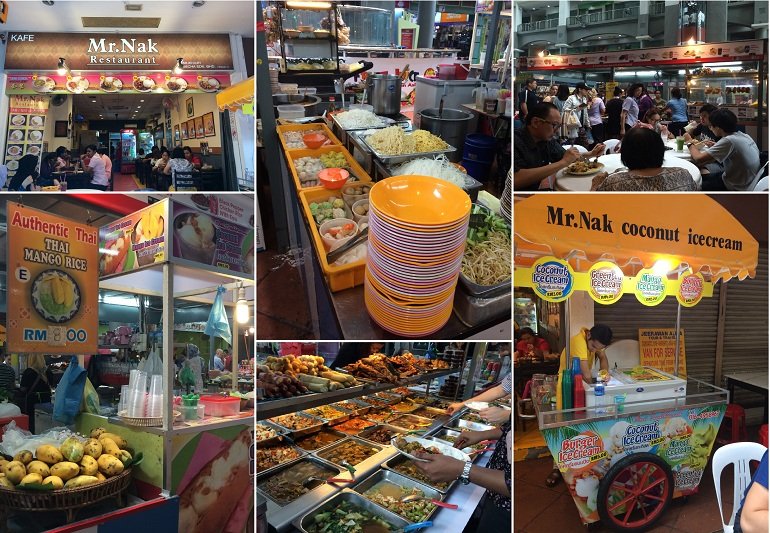 Mr Nak forms a lively Little Thailand selling all sorts of Thai cuisine like mango rice, boat noodle soup and coconut ice cream. – HungryGoWhere pic, December 7, 2015.