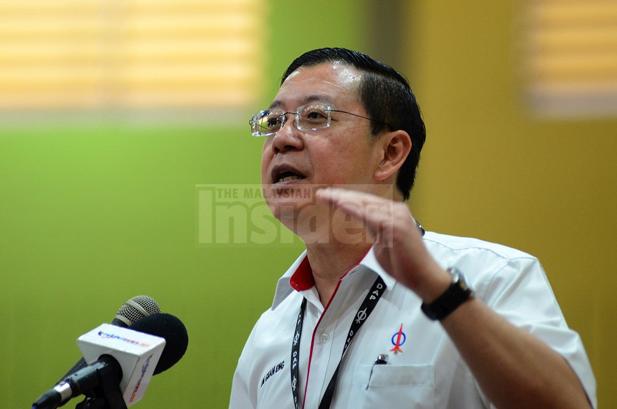 Penang Chief Minister Lim Guan Eng defends his criticism against the 5 PKR reps who abstained from voting against a motion on land reclamation by Barisan Nasional (BN). – The Malaysian Insider file pic, November 24, 2015.