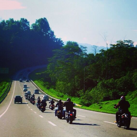 Lady bikers, always travel in a group for safety. – The Malaysian Insider pic, June 14, 2014.