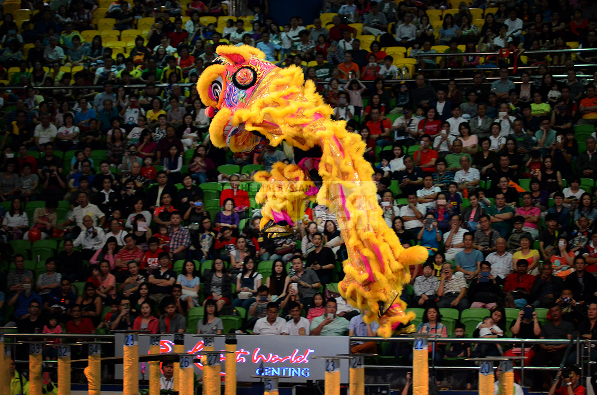 Lion dances are a thrill to watch as the 'lion' navigates seemingly impossible jumps and turns. – The Malaysian Insider file pic, February 3, 2016. 