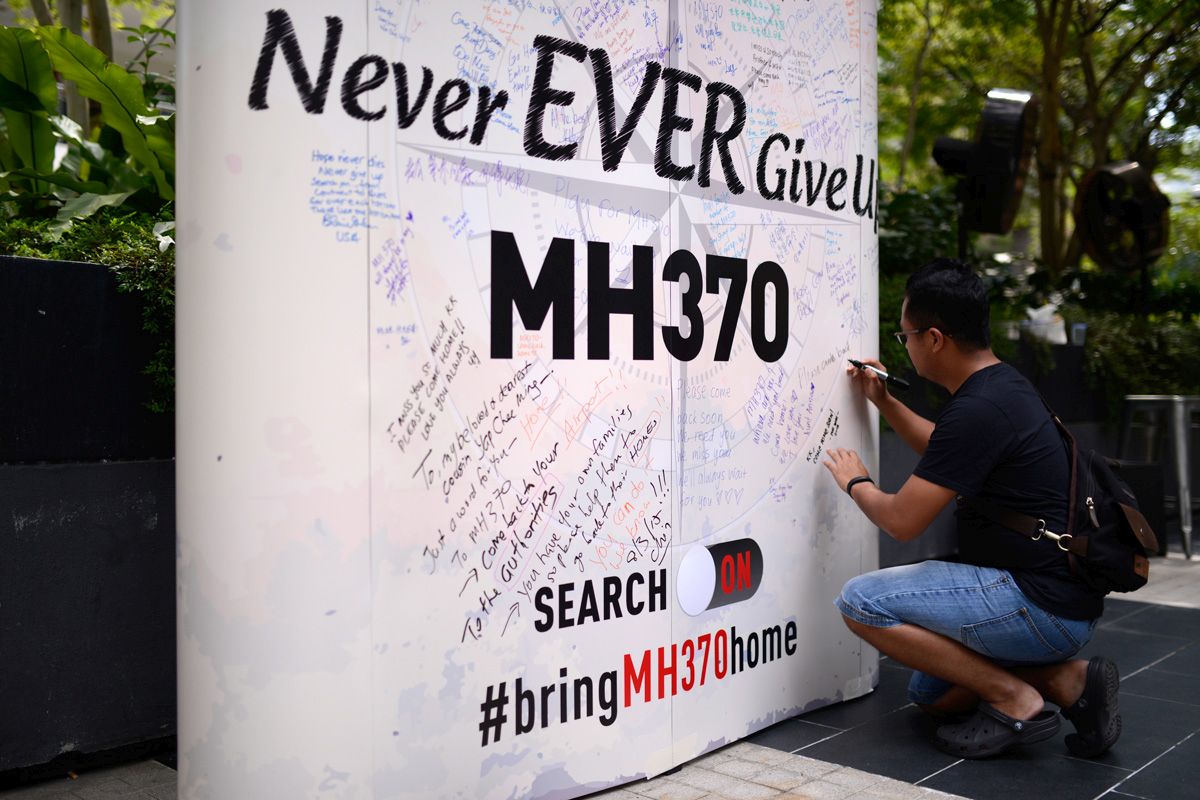 A public MH370 remembrance event a year ago. MAS held a private gathering at KLIA to mark the second year of MH370's disappearance. – The Malaysian Insider file pic, March 8, 2016.