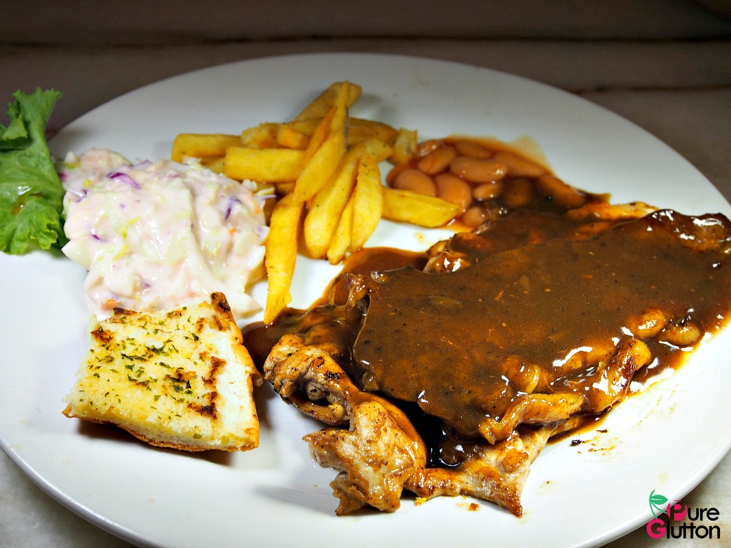 Why choose between chicken and beef when you can have both on the same plate at Polperro Steak House.