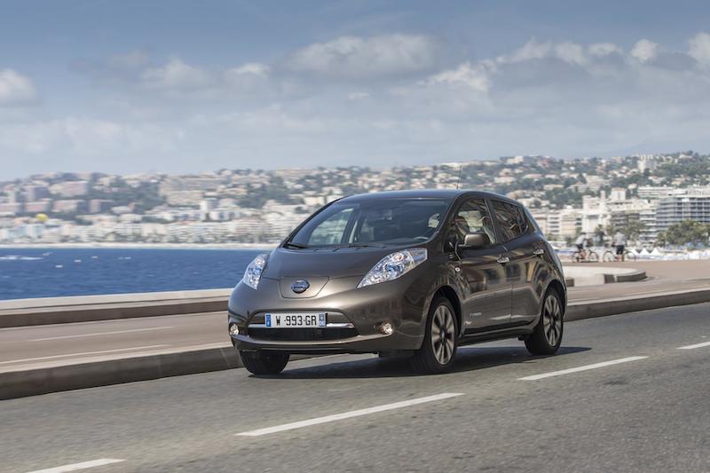 The Nissan Leaf, which will come equipped with Microsoft Corp's telematics system. – AFP/Relaxnews pic, January 5, 2016.