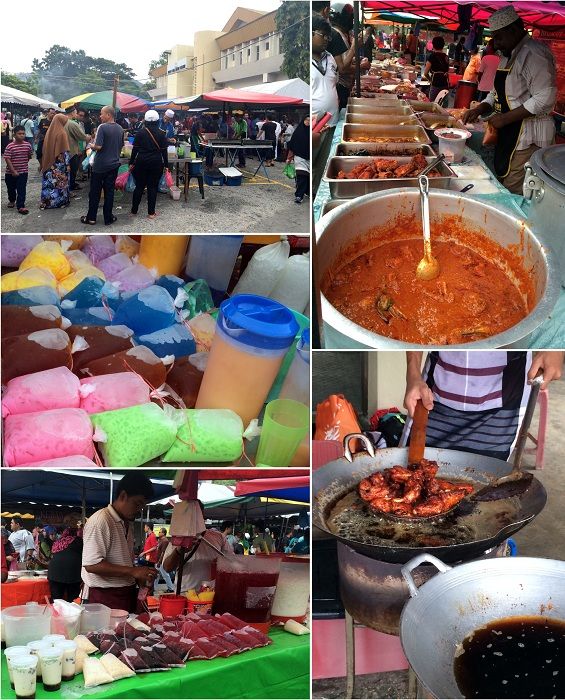 Warm dishes and refreshing drinks are aplenty at pasar ramadan Taman Tun Sardon. – HungryGoWhere pic, July 2, 2015.