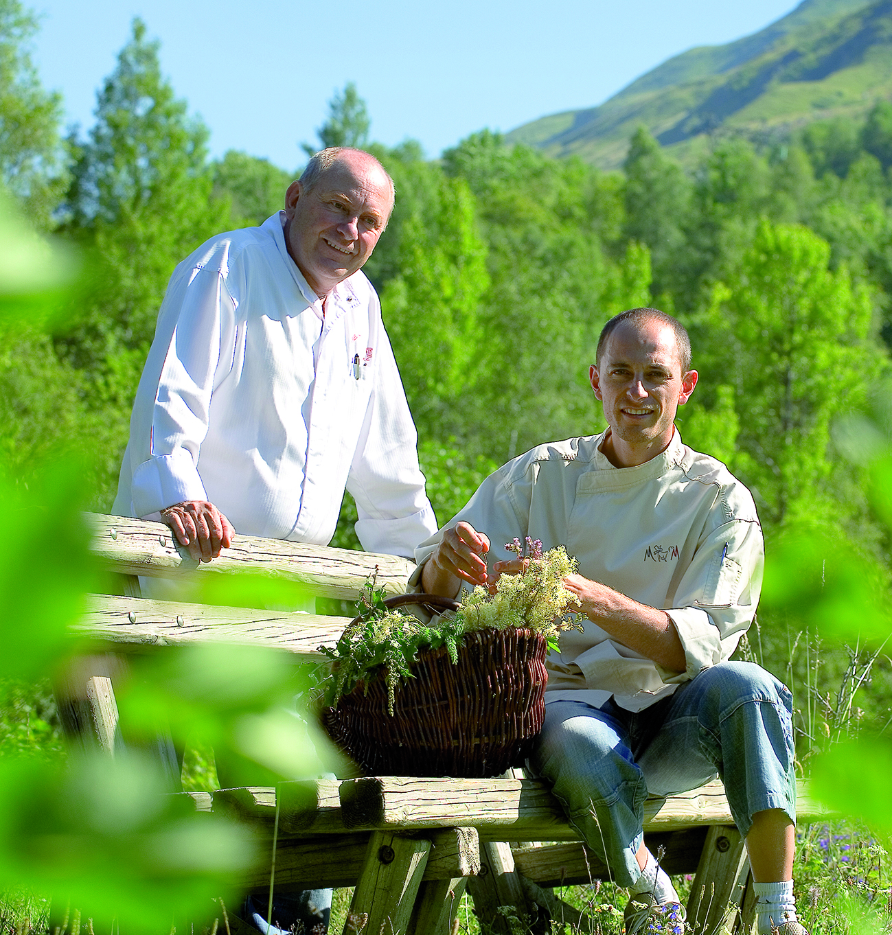 Father and son, René and Maxime Meilleur who run the lauded La Bouitte restaurant. – AFP Relaxnews, September 22, 2015. 