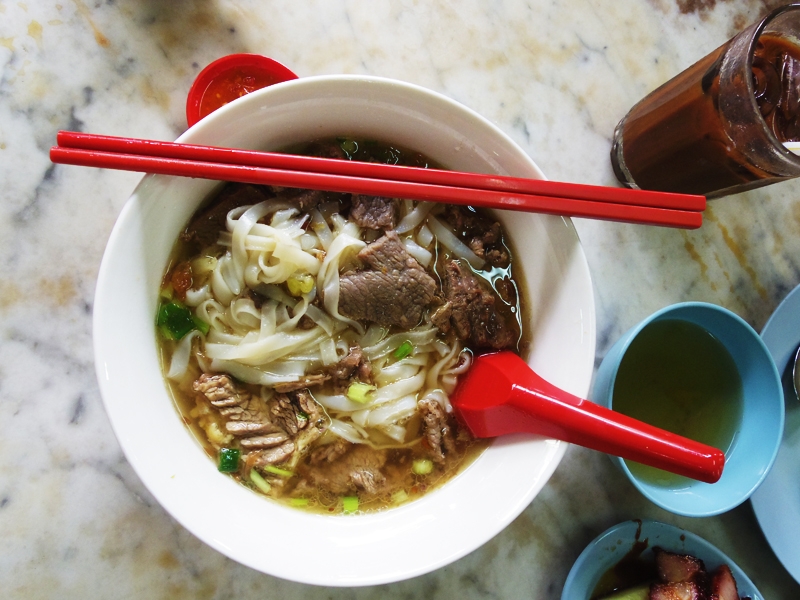 Soft kway teow noodles infused with beefy flavours from the broth. – Pic courtesy of Hungry Go Where, August 25, 2014.