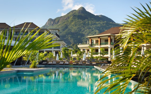 The swimming pool at the Savoy Resort & Spa in Seychelles. – AFP Relaxnews pic, January 31, 2016.