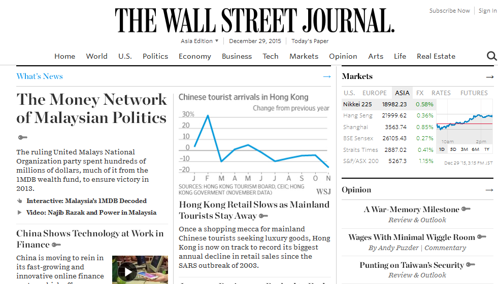 The Wall Street Journal (WSJ) tidak boleh dipercayai kerana membuat laporan sensasi bagi mendapatkan populariti supaya orang ramai membeli akhbar mereka, kata Ahli Parlimen Bagan Serai Dr Noor Azmi Ghazali. – Gambar fail The Malaysian Insider, 10 Mac, 2016.